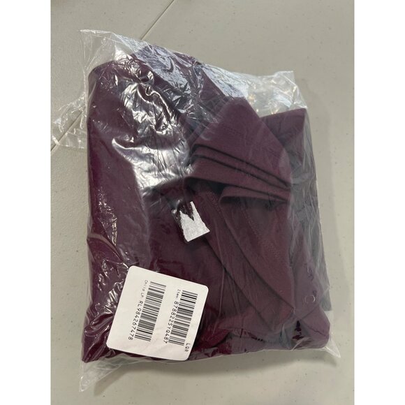 IMAN Global Chic Ponte Knit Bootcut Pant Size Small Petite Dark Sangria Burgundy - Picture 6 of 6